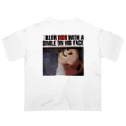 RAF NERDのILLER D**S WITH A SMILE ON HIT FACE Oversized T-Shirt