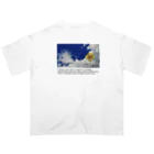 yuu all rightの〝空とひまわり〟向日葵 Oversized T-Shirt