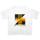 Safelyのsafely 十字ver.2  White  オーバーサイズTシャツ