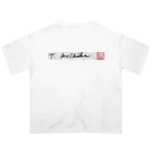 山田たかをプロのT.KoshikaロゴTシャツ Oversized T-Shirt