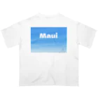 AllBlue-13-のMaui グッズ オーバーサイズTシャツ