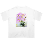 SUZURI.KEY-CHANの昼咲き月見草BF0902 Oversized T-Shirt