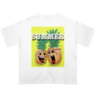 ASKのSUMMER パイナップル オーバーサイズTシャツ
