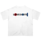 036（オサム）@南阿佐ヶ谷麻雀部の【ダーツ】LOVE DARTS（ボード） オーバーサイズTシャツ