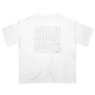 SALのwhite paint オーバーサイズTシャツ