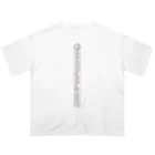 SOULBLAMEのVERTICAL LINE TEE IN WHITE オーバーサイズTシャツ