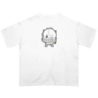 UMIWATAの震えるイヌ【白】 Oversized T-Shirt