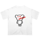 KUMANOKOのくまのこ オーバーサイズTシャツ