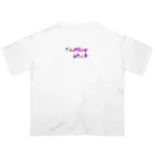 Feather stick-フェザースティック-のフェザースティック　文字ロゴ　 オーバーサイズTシャツ