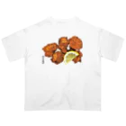 脂身通信Ｚの鶏の唐揚げ（ザンギ）_221016 オーバーサイズTシャツ