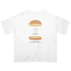 山素の具材をいっぱい挟みすぎてクラッシュしちゃったハンバーガー Oversized T-Shirt