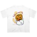 Le souffle blanc@SUZURIのしゅねまんハロウィンコスプレ ジャック・オーランタン Oversized T-Shirt