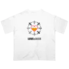 Siderunの館 B2のLOVE & BEER オーバーサイズTシャツ