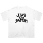 おもしろいTシャツ屋さんのJIRO AND DESTROY 二郎 ジロリアン Oversized T-Shirt