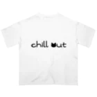 учк¡✼*のchill out(黒文字ver.) Oversized T-Shirt