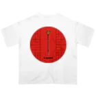 高堂玲/イラストの方の極小過食部揚鶏(フライドチキン) オーバーサイズTシャツ