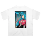 A.R.SのBUNNYGIRL (FRONT) Oversized T-Shirt