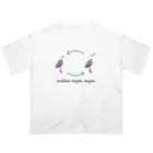 鳥類愛好人のみょんみょんアオサギ Oversized T-Shirt