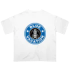 BLUE  VACATION  ISHINOMAKIのBLUE VACATION ロゴ Oversized T-Shirt