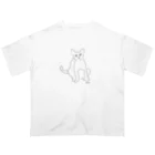 ぷにSHOPの黒猫 Oversized T-Shirt