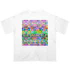 egg Artworks & the cocaine's pixの虹獣 オーバーサイズTシャツ