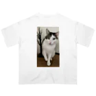 飴色の猫の紋さん(ペロリ) オーバーサイズTシャツ