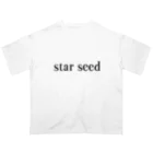 starseedのシンプル　star seed デザイン オーバーサイズTシャツ