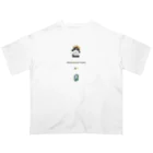 shiga-illust-sozai-goodsの信楽焼 たぬき 〈滋賀イラスト素材〉 Oversized T-Shirt