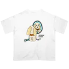 TEYÖSPAE & PAWSのお出かけサムちゃん オーバーサイズTシャツ