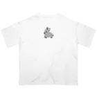 whiterabbit2010のうさぎ　サイアミーズスモークパール オーバーサイズTシャツ