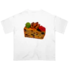 世界お菓子ばなしの心ときめくフルーツケーキ オーバーサイズTシャツ