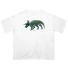 segasworksのTriceratops prorsus(トリケラトプス ・プロルスス)着彩画 Oversized T-Shirt