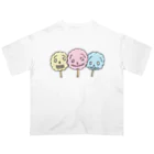 Siderunの館 B2のドクロ風味な綿菓子 Oversized T-Shirt