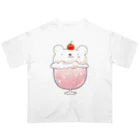 pecori ぺこりの桜のしろくまクリームソーダ Oversized T-Shirt