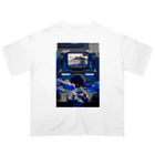 マッケンデジタルワールドのネオ浮世絵盆栽：サイバーパンクアーケードアドベンチャー for オタク Oversized T-Shirt