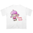 はりねずこのイラストのゲームオン！モモちゃん Oversized T-Shirt