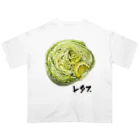 脂身通信Ｚのレタス（半分）_999999 オーバーサイズTシャツ