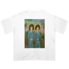 みにゆん　ねこのGirls' Dance in the Blooming Season Oversized T-Shirt