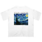 MUGEN ARTのゴッホ / 星月夜　The Starry Night 世界の名画 Oversized T-Shirt