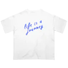 rihomiyakeのLife is a journey Oversized T-Shirt