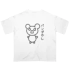 &createのパンダに成りきるパンダ オーバーサイズTシャツ