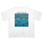 MUGEN ARTのモネ　睡蓮　Claude Monet / Water Lilies Oversized T-Shirt