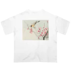 MUGEN ARTの小原古邨　梅に鶯　Ohara Koson / Songbird on blossom branch Oversized T-Shirt