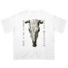 MUGEN ARTの牛の頭蓋骨　ジーン・バーナード　Jean Bernard / Skull of a Cow Oversized T-Shirt