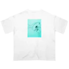 和みの部屋：NAGOMIの猫鮫 Oversized T-Shirt