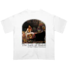 MUGEN ARTのシャロットの女（シャロット姫）　The Lady of Shalott　ジョン・ウィリアム・ウォーターハウス オーバーサイズTシャツ