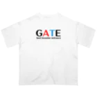 GATE【公式】のGATE（文字色　黒） オーバーサイズTシャツ