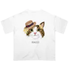 marutoraのhachio猫 オーバーサイズTシャツ