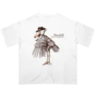 アトリエPTIMOのハシビロコウ紳士 オーバーサイズTシャツ