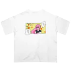 ワンチャンネコチャンの衝撃のネコチャン Oversized T-Shirt